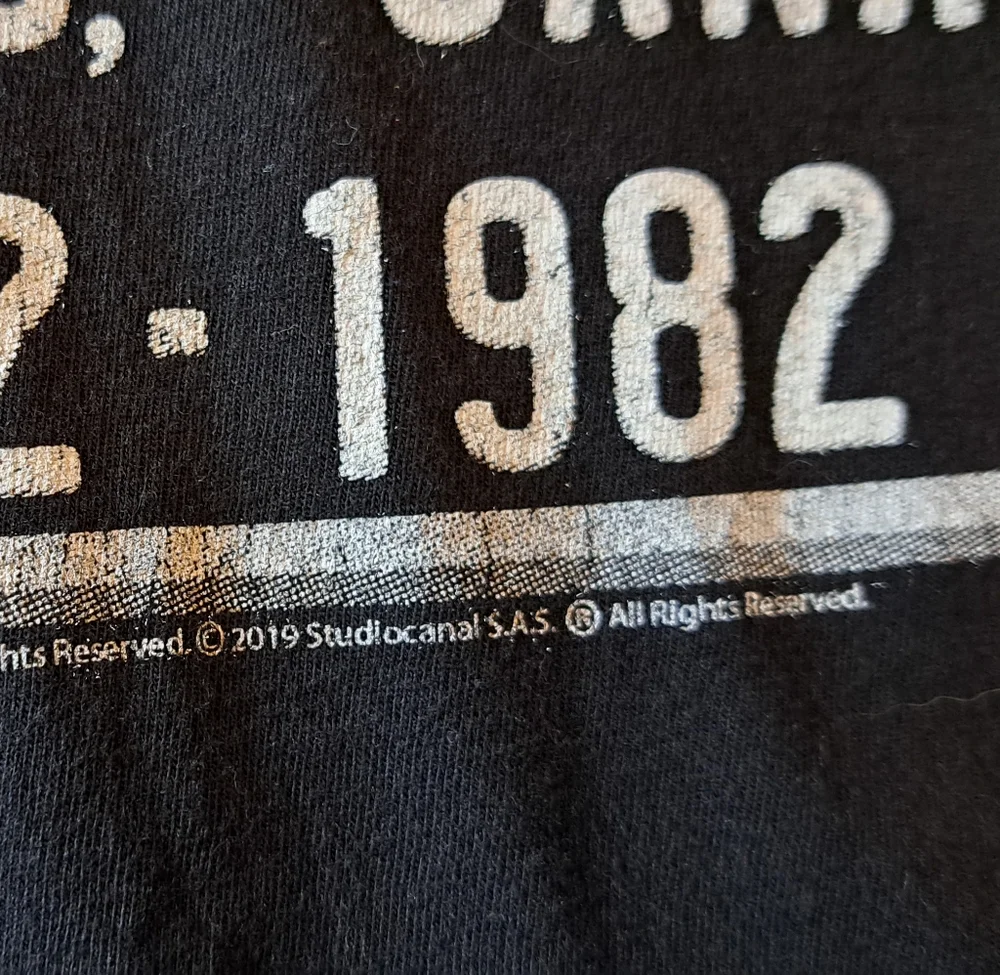 Rambo Sylvester Stallone Black Graphic T-Shirt. Medium